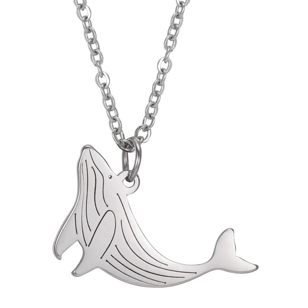 

Ювелирные изделия из нержавеющей стали Xincong, Прямая поставка, цвет стали 15,6x20,7 мм, раннее ожерелье с цепочкой длиной 45 + 5 см