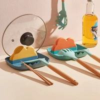 pot lid rack plastic spoon holder kitchen organizer for fork spatula rack pan cover shelf dinnerware storage rack