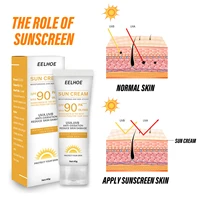 40g sun cream practical natural safe moisture repair uv sunscreen for travel sunblock sunscreen isolate ultraviolet light