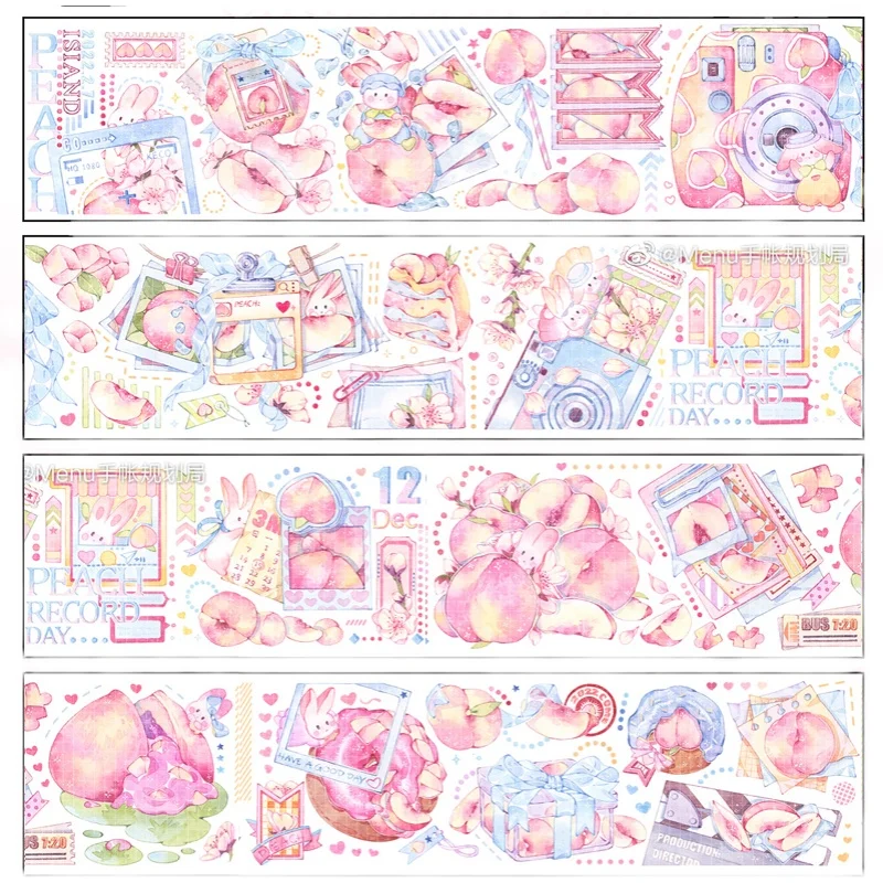 

Декоративные наклейки в виде розовых персиковых фруктов