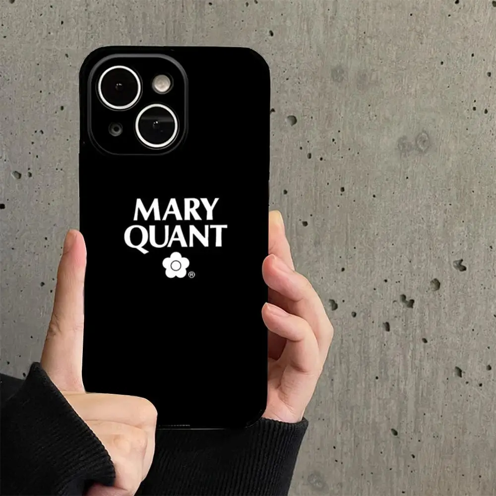 Фото Чехол для телефона Art Mary с модным цветочным дизайном для iPhone 17 16 15 14 13 12 Plus Mini Pro Max, мягкий черный ударопрочный чехол. №2