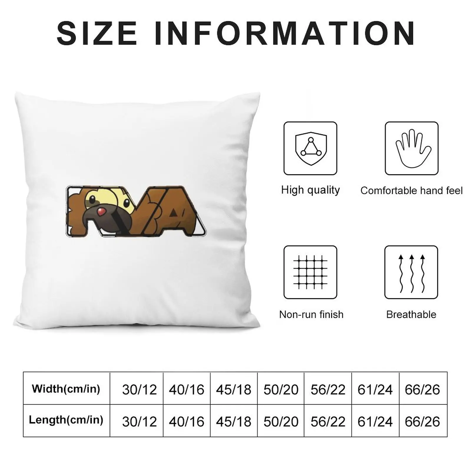 Декоративная подушка RVA Bidoof для диванов