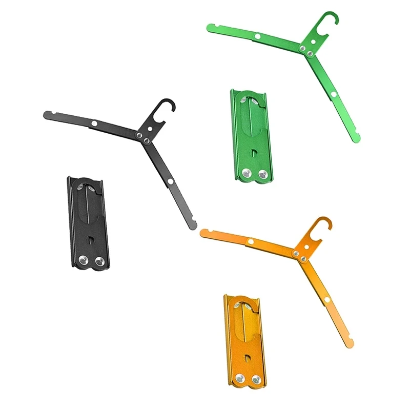 

Aluminum Alloy Folding Clothes Hanger Outdoor Camping Coat Drying Rack Space-saving Metal Hangers For Travel Accessories