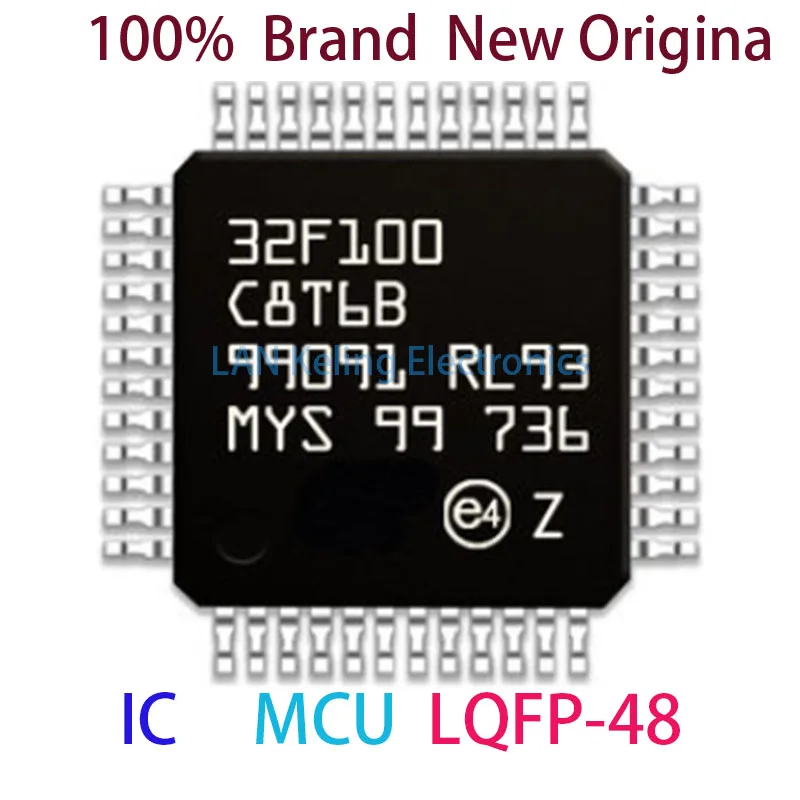 

STM32F100C8T6B STM STM32F STM32F100 STM32F100C8 STM32F100C8T6 100% Brand New Original IC MCU LQFP-48