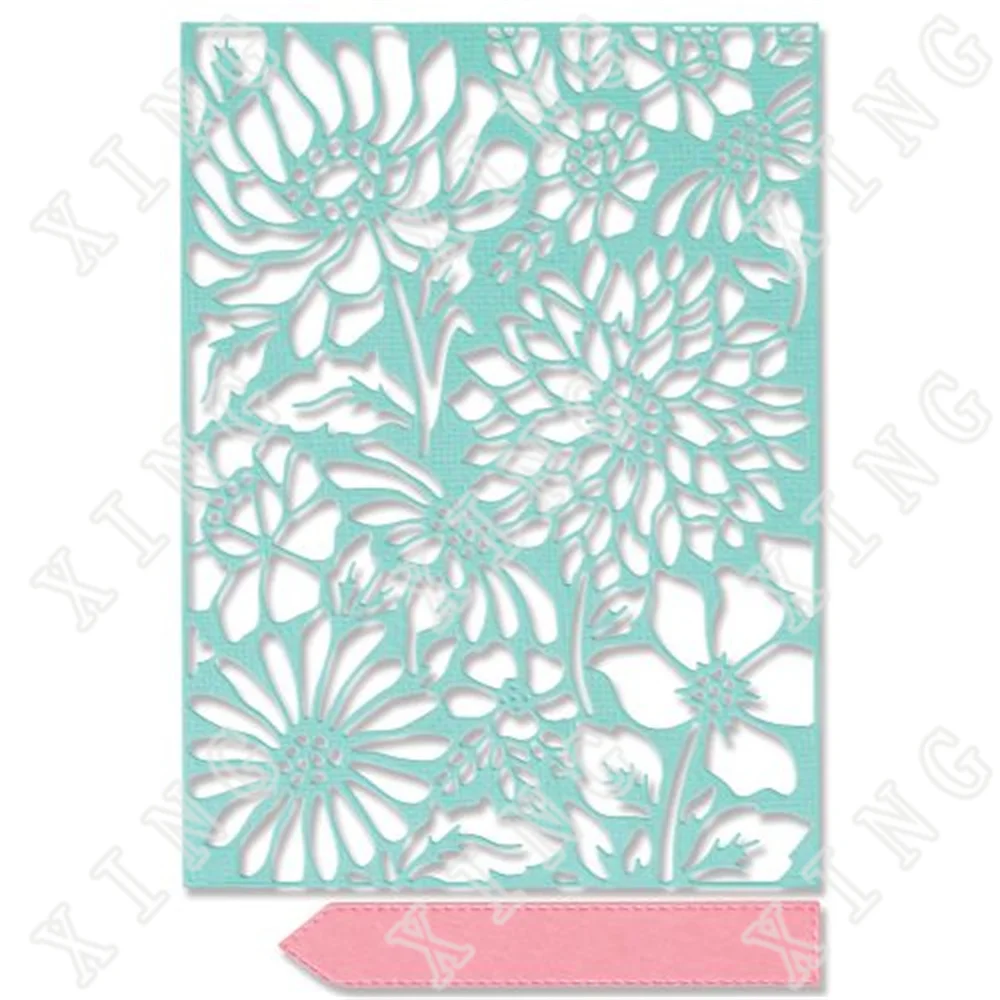 

2022 Blooming Botanic Scene Craft Metal Cutting Dies Diy Paper Greeting Card Scrapbooking Diary Album Decoration Embossing Molds