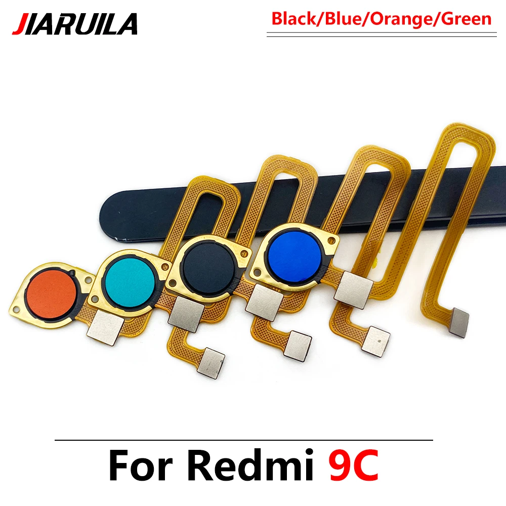 

20 Pcs For Redmi 9C Home Button Fingerprint Sensor Scanner Touch ID Connecter Flex Cable Smartphone Repair Parts