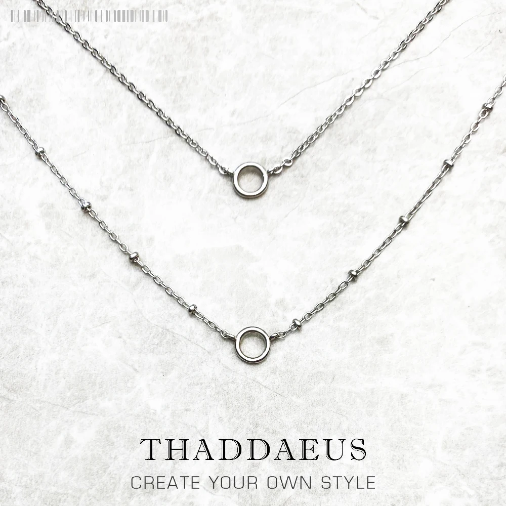 Ожерелье с подвеской весеннее ювелирное изделие двойной переноской европейский