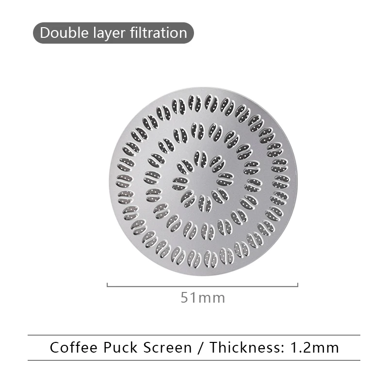 

Профессиональный многоразовый кофейный фильтр из нержавеющей стали 51/53/58 мм