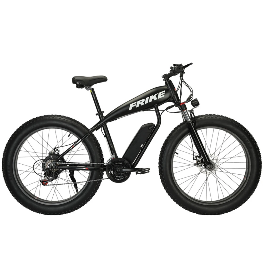 

26 Inches Electric Bicycle Aluminum Alloy Overall Hard Frame Ergonomic Seats Ebike Front And Rear Mechanical Disc Brakes