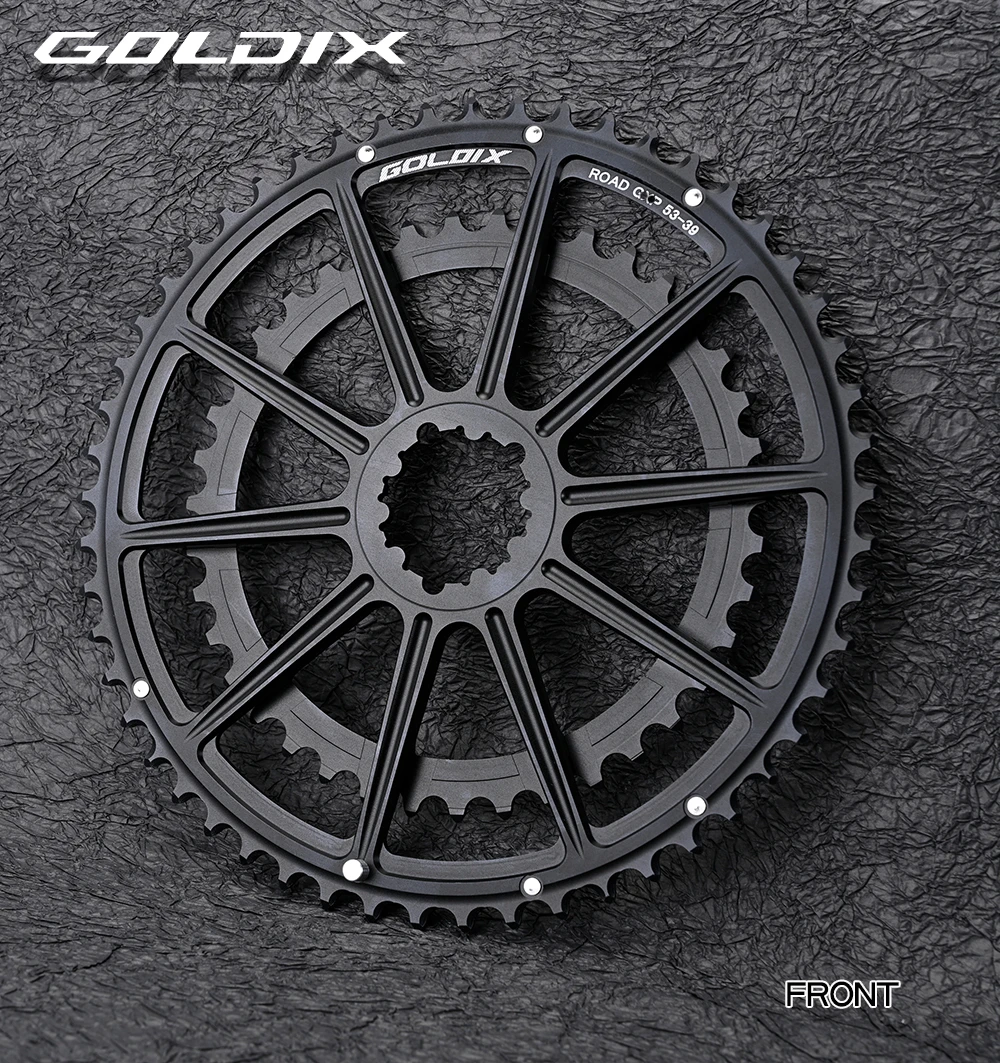 GOLDIX SR Direct Mount 3-bolt алюминиевая двойная звезда 50-34T