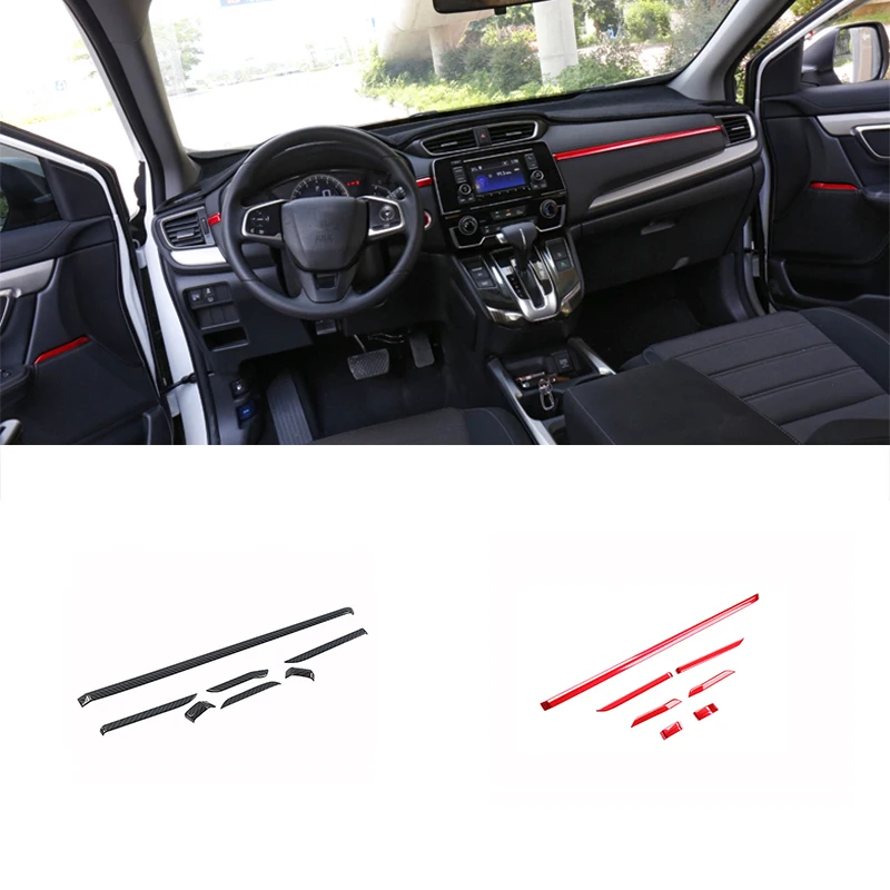 

7 шт., декоративная лента из нержавеющей стали для автомобиля Honda CRV CR-V 2017-2021