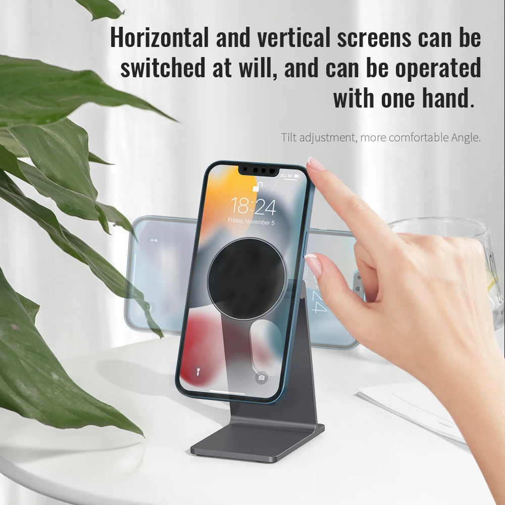 magnetic phone holder tablet stand for iphone for ipad magnet bracket aluminum holder desktop support mount for phone tablet free global shipping