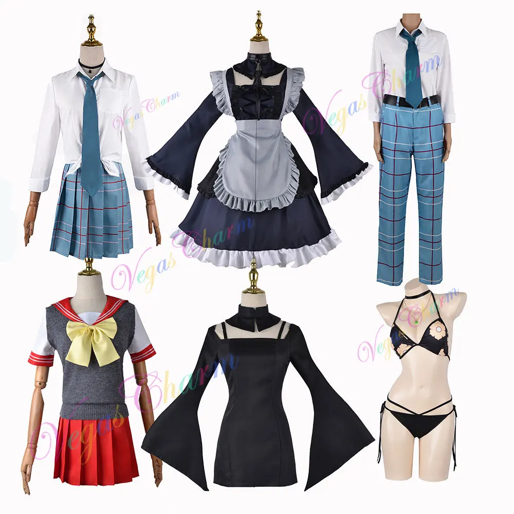 

Anime My Dress Up Darling Marin Kitagawa JK School Uniform Skirt Outfits Marin Kitagawa Swimwear Cosplay Women Men Costume