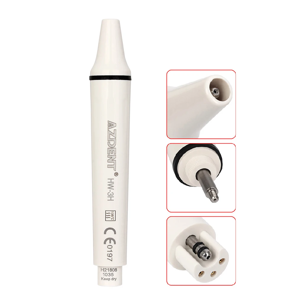 AZDENT Dental Ultrasonic Piezo Scaler Handpiece LED Fit For HW-3H SATELEC DTE WOODPECKER EMS VRN
