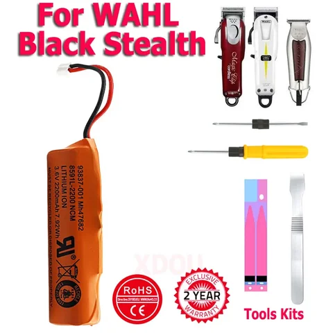 Аккумулятор XDOU для Wahl Black Stealth, Chrome Magic Clip Senior
