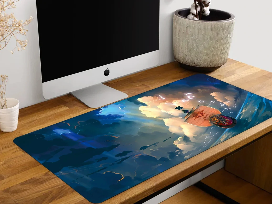 

One Piece Cartoon Mouse Pad Anime Notbook Computer XL Mousepad Overlock Edge Big Gaming Gamer to Laptop Speed Keyboard Mouse Mat
