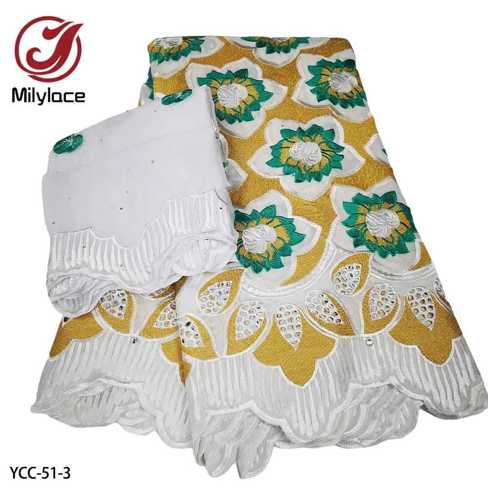 

Hot Sale African Lace Fabric 2022 High Quality Embroidered Nigerian Sequins Lace Fabrics French Lace Material for Dress YCC-51