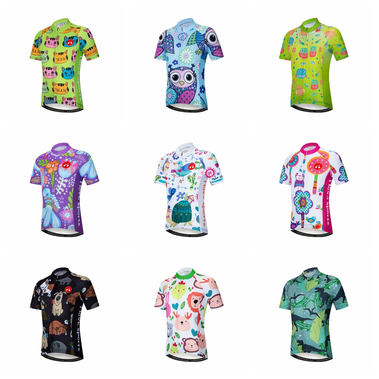 Mountain Mtb Shirt Short Sleeve Children Mountain Road Top S