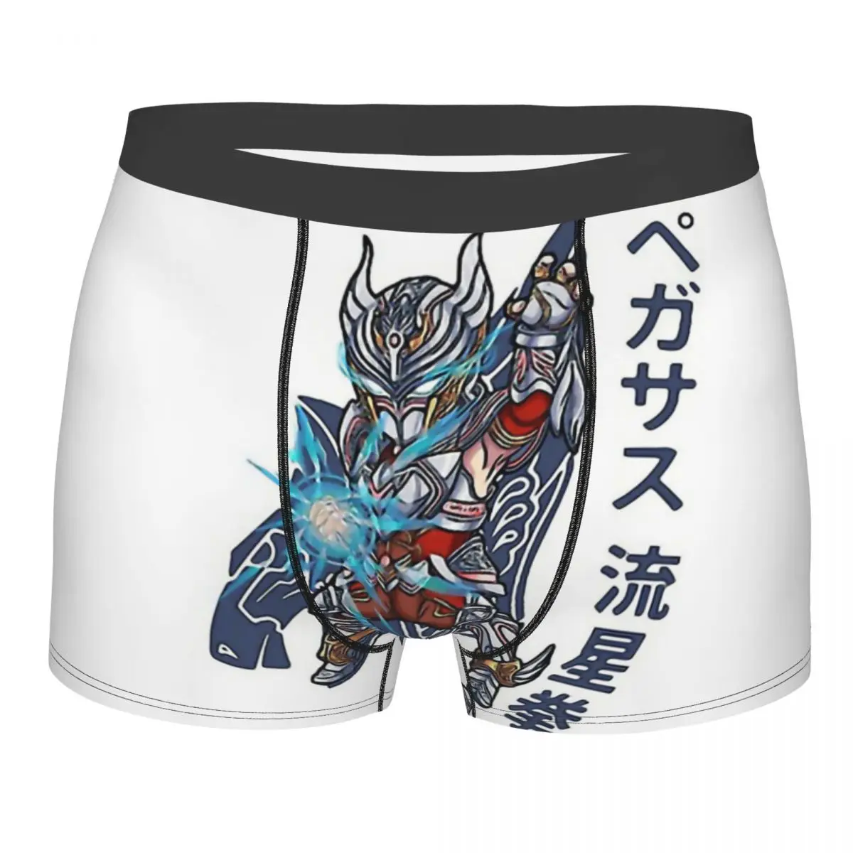 

Saint Seiya Knights of the Zodiac Cosmo Athena Anime Pegasus Meteor Fist Underpants Panties Male Underwear Shorts Boxer Briefs