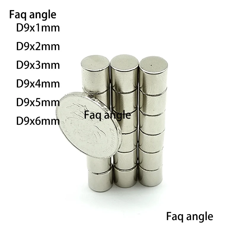 

Ima Pesca Magnetica Aimant D9x1/2/3/4/5/6mm Neodymium Magnet NdFeB Round Super Powerful Strong Permanent Magnetic Imanes Disc