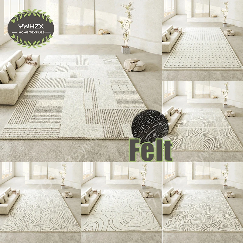 

Modern Minimalist Comfortable Carpets Living Room Carpet Light Luxury Large Area Bedroom Rug Kitchen Corridor Entrance Mat