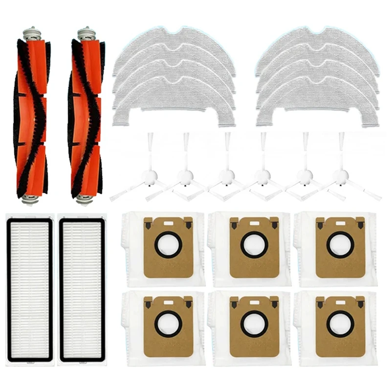 

For Dreame Bot D10 Plus RLS3D Robot Vacuum Cleaner Main Side Brush Hepa Filter Mop Cloth Parts
