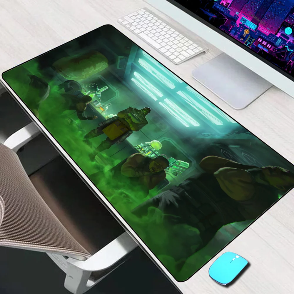Apex Legends CAUSTIC большой коврик для мыши игровые аксессуары XXL клавиатуры ноутбука ПК