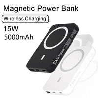 wireless magnetic power bank portable mobile phones external battery for iphone 13 12 mini 13pro 12pro max 15w fast charging