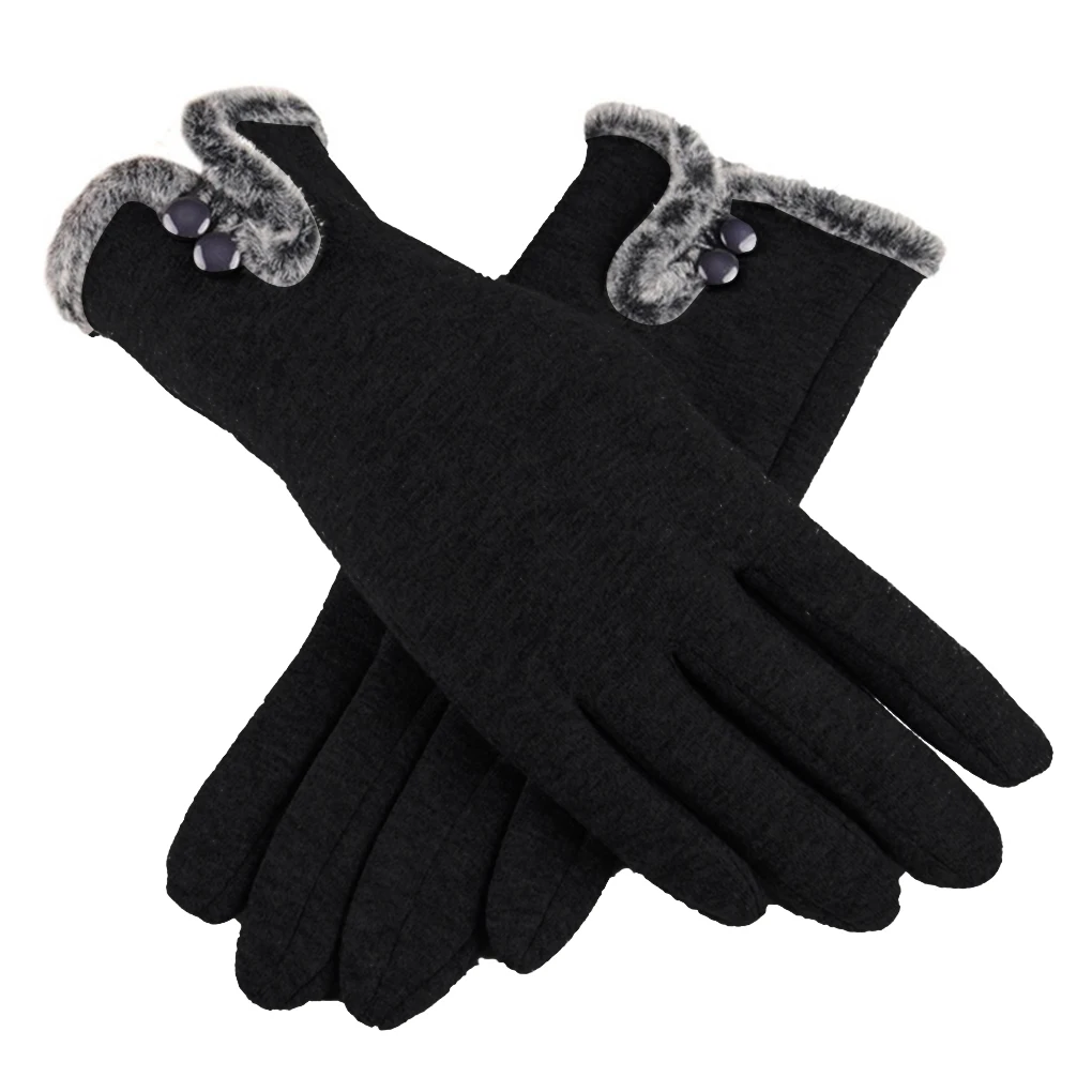 

A0NIJIE Women Winter Cashmere Outdoor Sport Warm Keeping Touch Screen Glove Riding Skiing Accessories