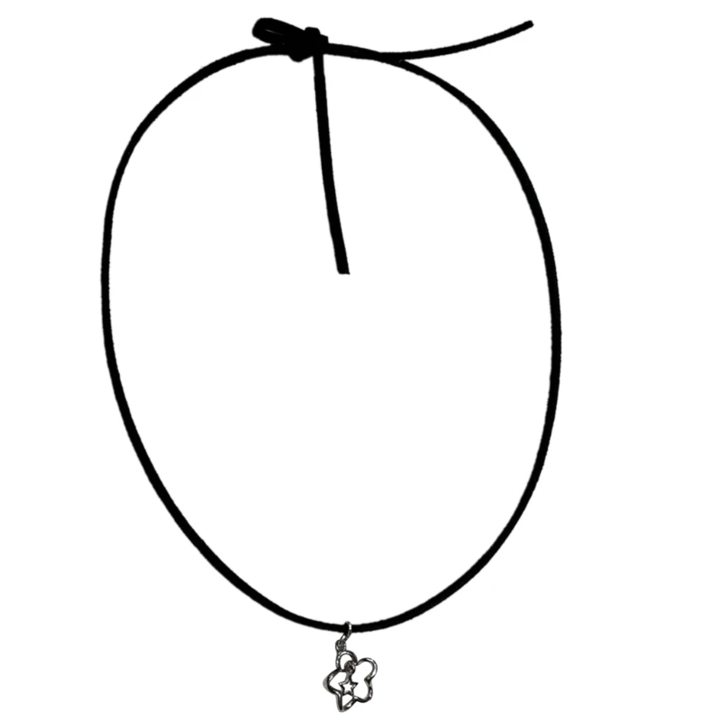 

Hollow Out Star Pendant Necklace Punk Pentagrams Chokers Collarbone Chain Y2k Aesthetic Jewelry Alloy Material Party DropShip