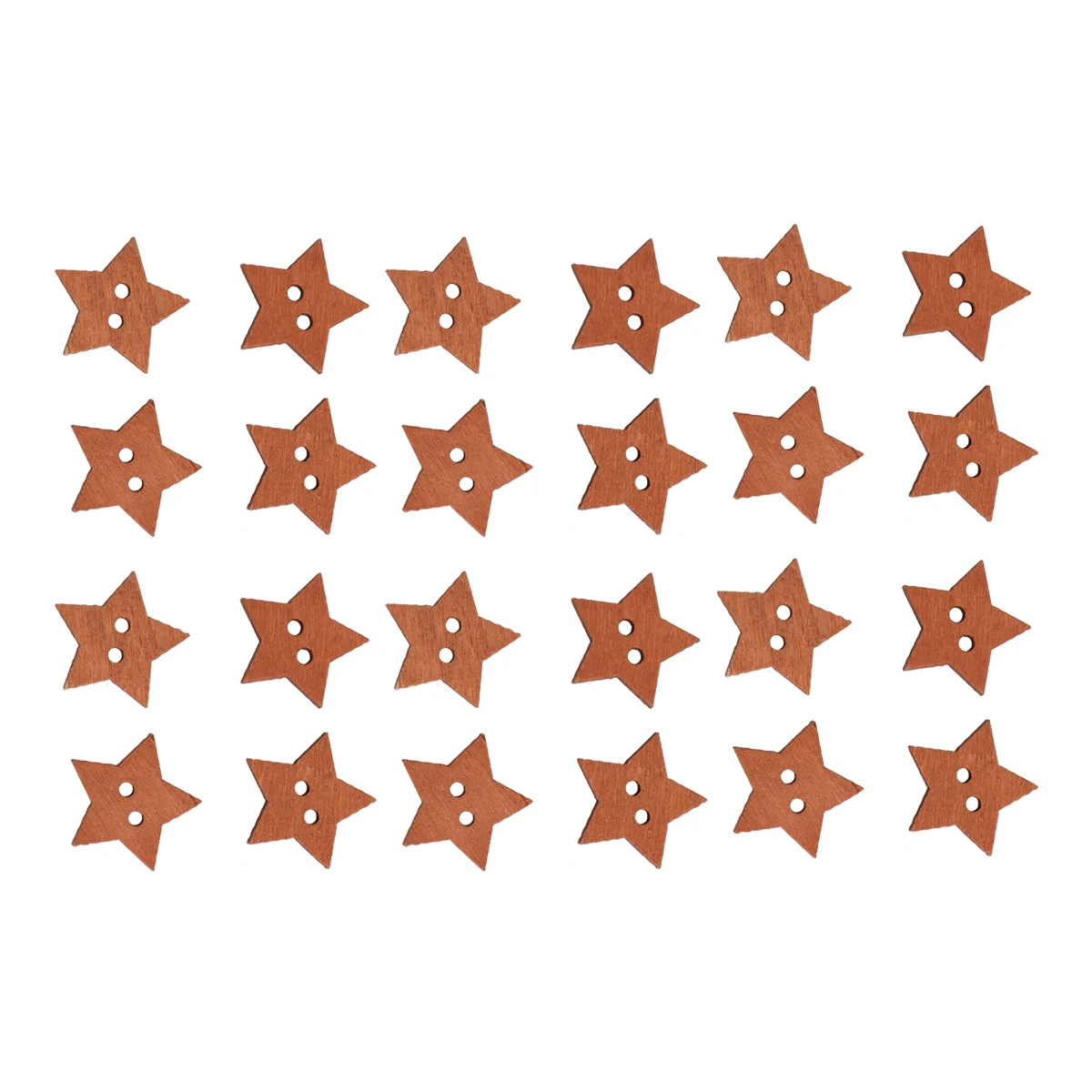 

Button Buttons Starclothing Wooden Stars Five Pointed Shaped Craft Sewing Retro