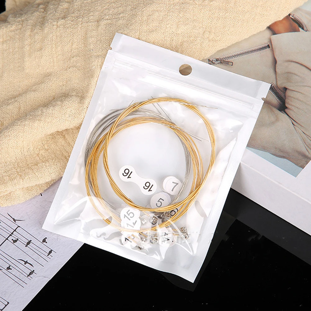

7/10/16/19/21/24 Strings Lyre Harp String Set Replacement Metal String Accessories 7 String Musical Instrument Parts