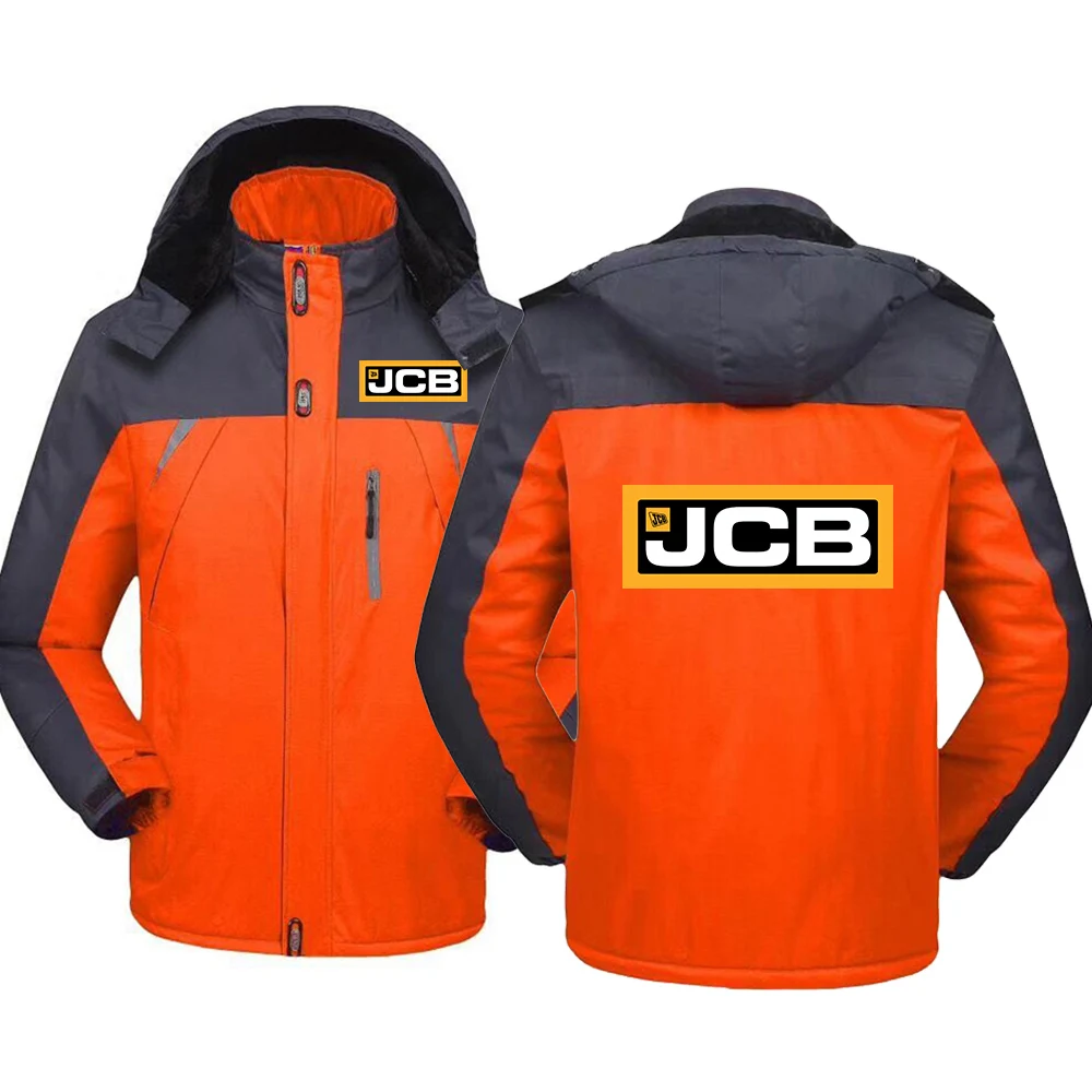 

Midnight Star Excavator Jcb New Harajuku Men Winter Jacket Coat Waterproof Hooded Thick Warm Cotton Windproof Outerwear Top