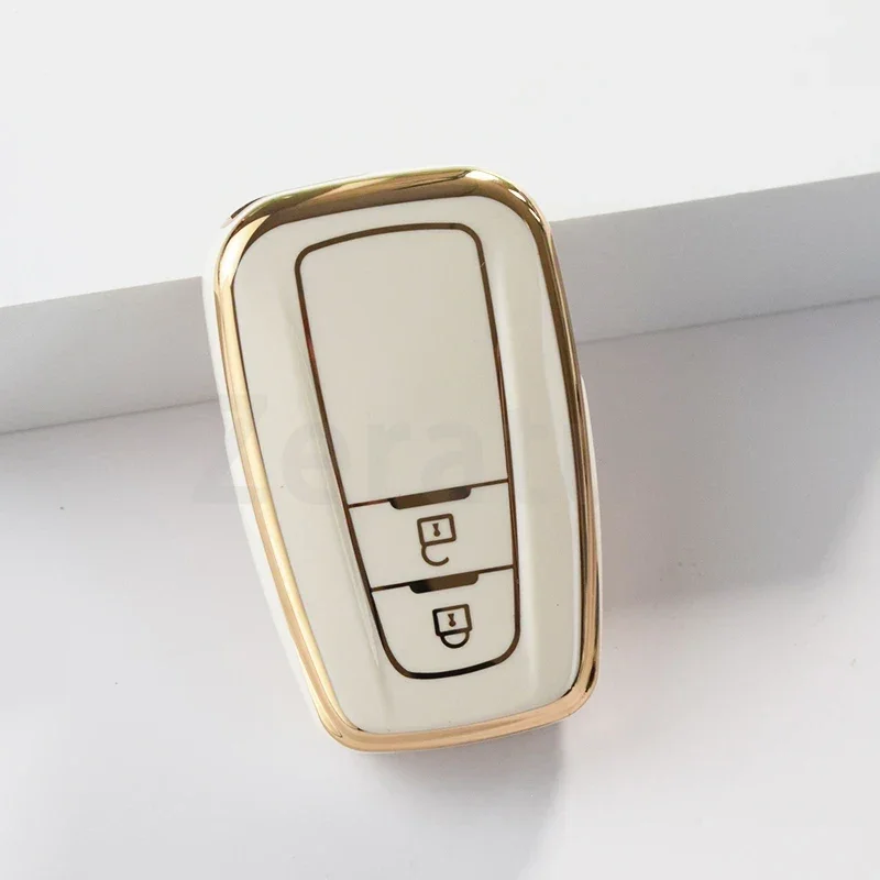 Для Toyota Camry CHR Corolla RAV4 Avalon Land Cruiser Prado Prius 2017-2022 Мягкий чехол из ТПУ с дистанционным