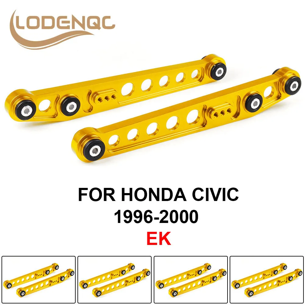 

2PCs/set Rear Lower Control Arm Subframe Brace Tie Bar Arms ASR Kit For Honda For Civic 96-00 EX SI JDM LCA EK EM