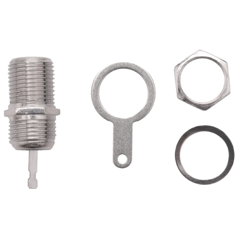 

20 Pcs F Type Panel Mounted Socket Female Jack Solder Connector Adapter