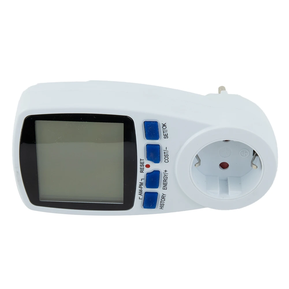 

Cost Meter Electricity Meter Home Furnishings 230 V AC 50 Hz Digital LCD Screen Material Pvc White Color For Socket