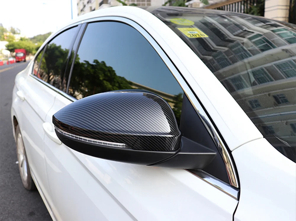 Наклейка на боковое зеркало заднего вида автомобиля из АБС-пластика для Volkswagen