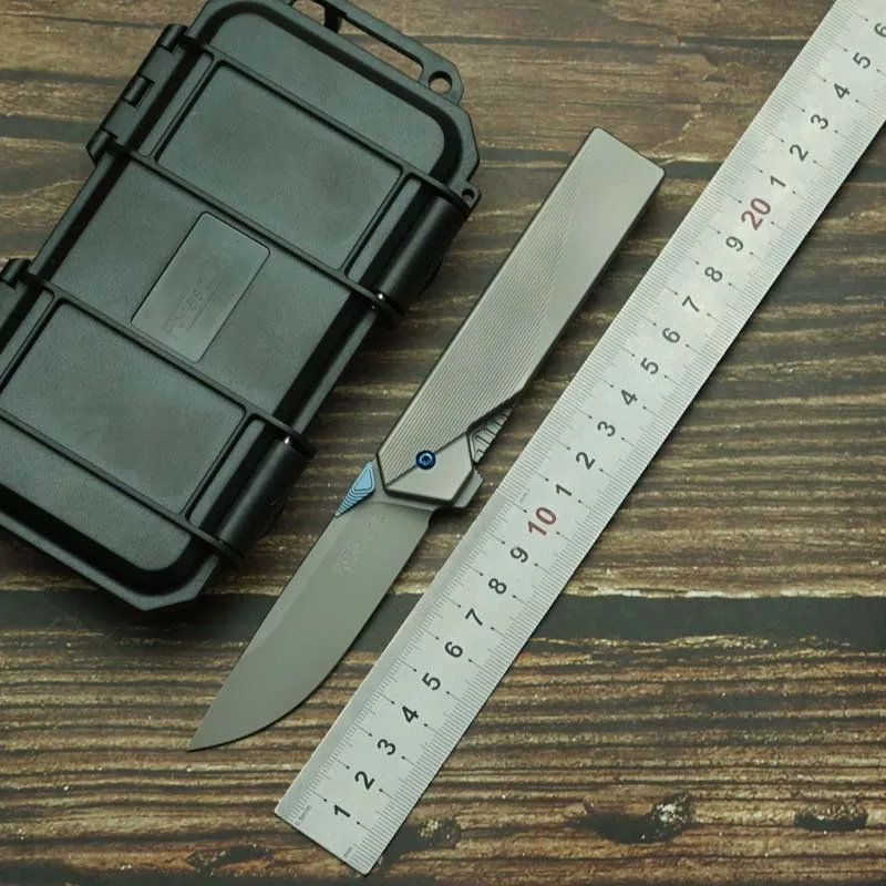 LEMIFSHE гримучая змея настоящий лезвие 20CV титановая ручка открытый кемпинг охота