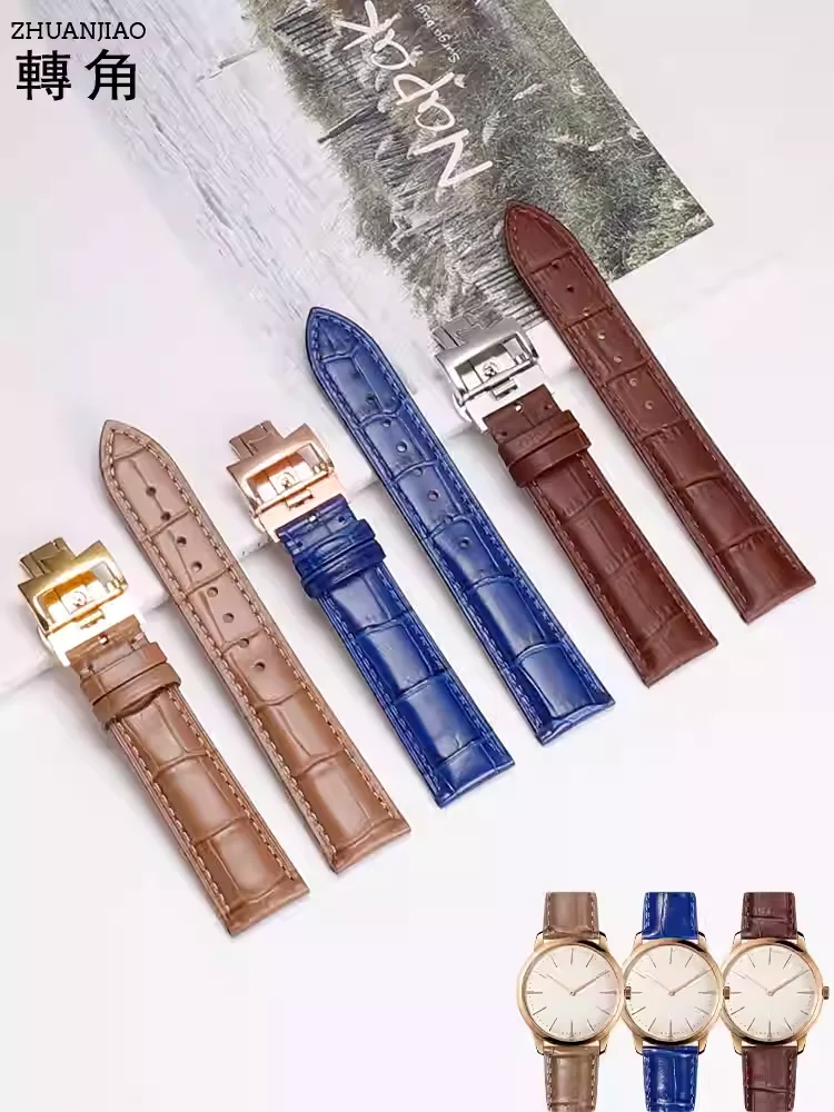 Фото Ремешок для часов из натуральной кожи с бамбуковым узором для Vacheron Constantin, кожаный ремешок для часов для мужчин и женщин, 15, 16, 17, 18, 19, 20, 22 мм №3