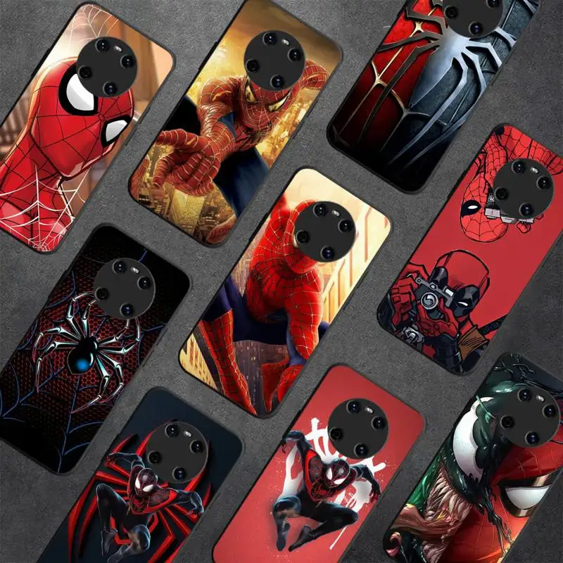 

S-Spiderman Phone Case for Huawei Y 6 9 7 5 8s prime 2019 2018 enjoy 7 plus
