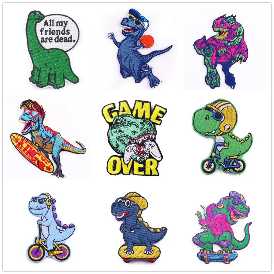 

10 шт. нашивки с вышивкой животных, одежда с вышивкой, материал для ремонта телефона, Подарочная коробка, Декор, аксессуары «сделай сам»