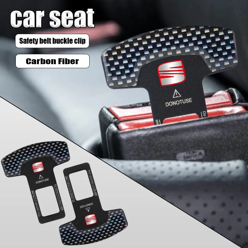 

Universal Car Seat Belt Clip Lock Buckle Plug for Seat Leon Mk1 Mk2 Mk3 Lbiza 6l 6j Altea Ateca Sportcoup Car Accessories