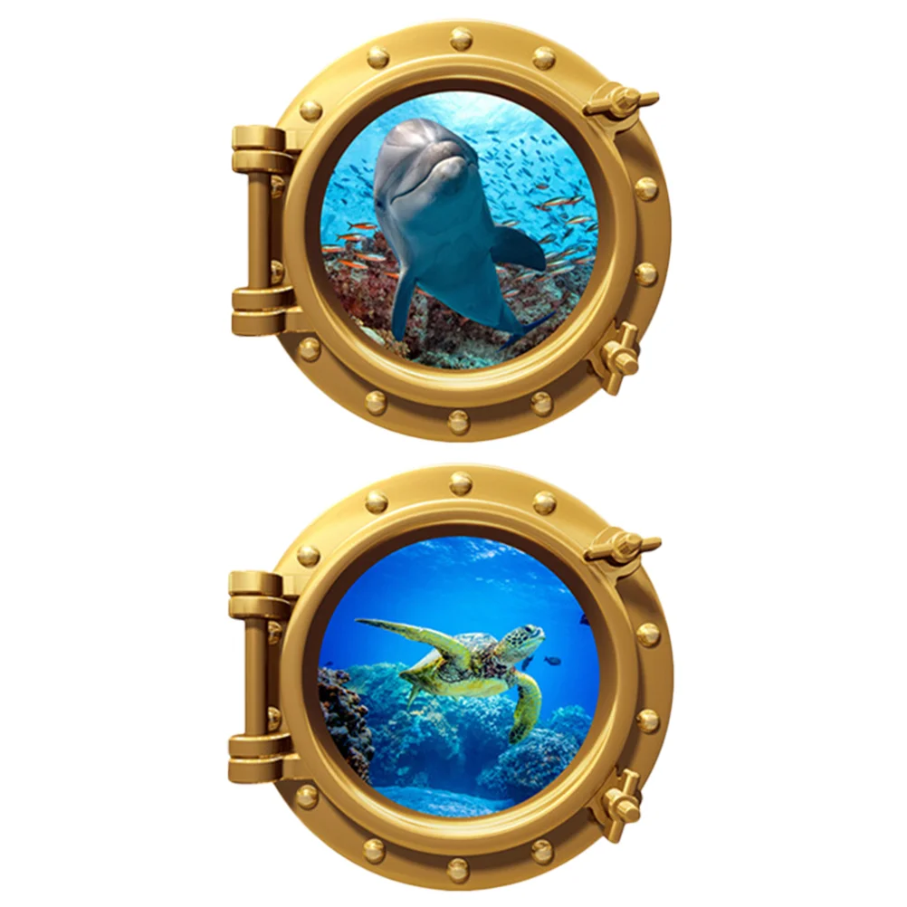 

2 Pcs Car Decal Supplies DIY Magnets Sticker Decoration Decals Decorate Stickers Magnetic