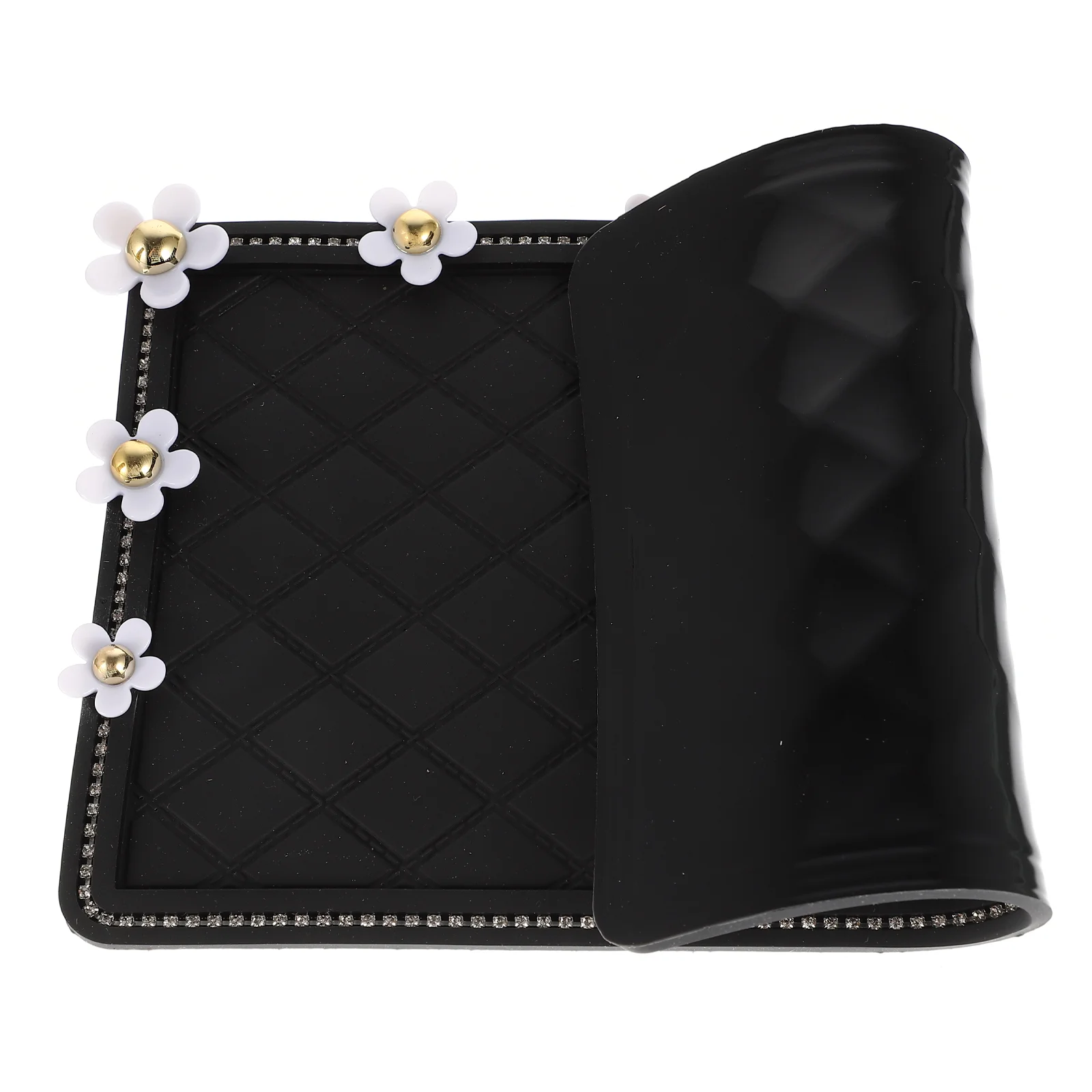 

Pad Dashboard Mat Anticar Nonphone Skid Round Pads Mats Vehicle Cell Pvc Adornment Interior Accessories Silicone Auto My