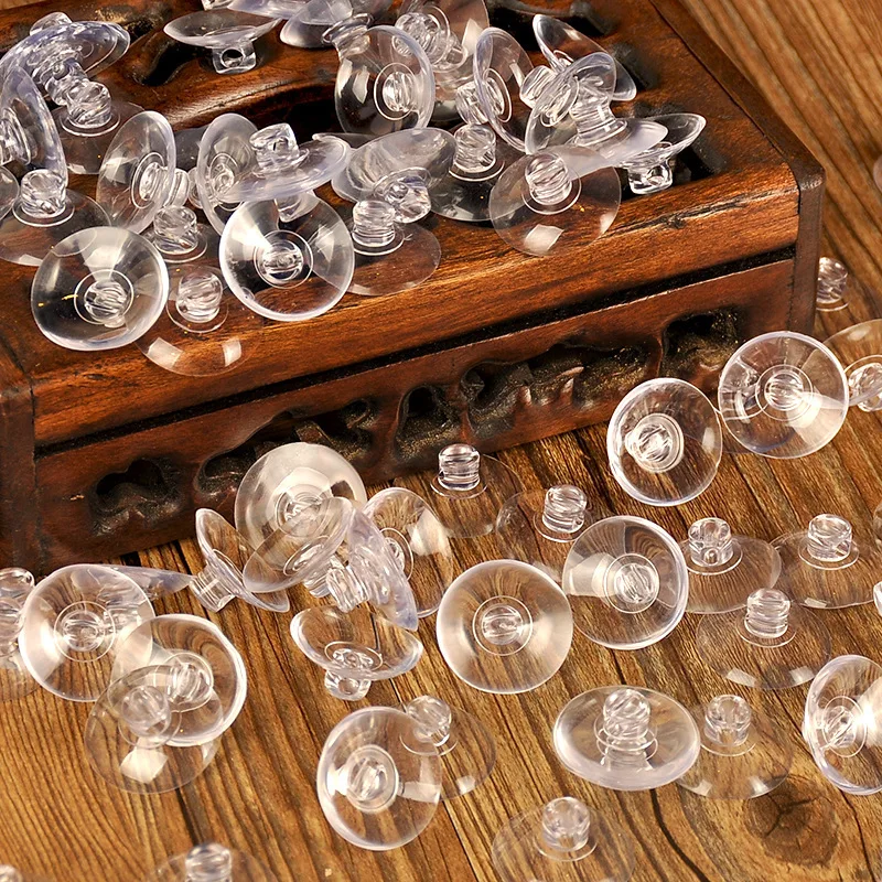 

100Pcs 30mm Head Mushroom Head Sucker Suction Cups Hooks Suckers Kitchen Bathroom Suction Cup wedding Home Sucker Accessories