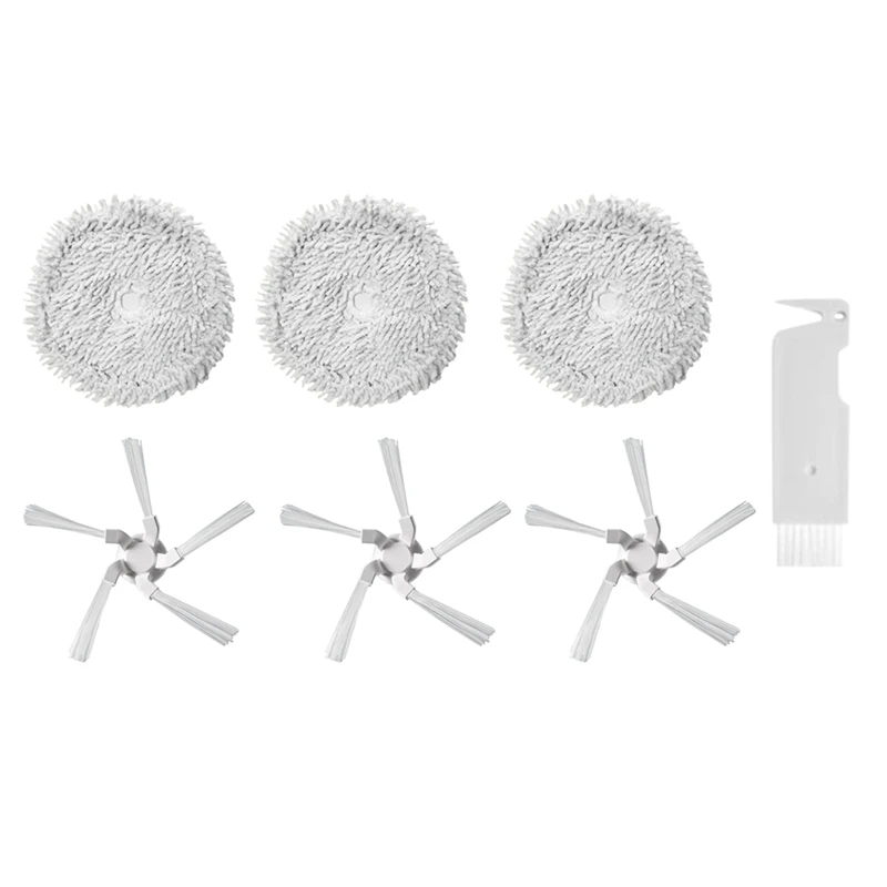 

7Pcs For Xiaomi Dreame W10/W10 Pro Robot Vacuum Cleaner Parts Washable Mop Cloth Side Brush Replacement Accessories