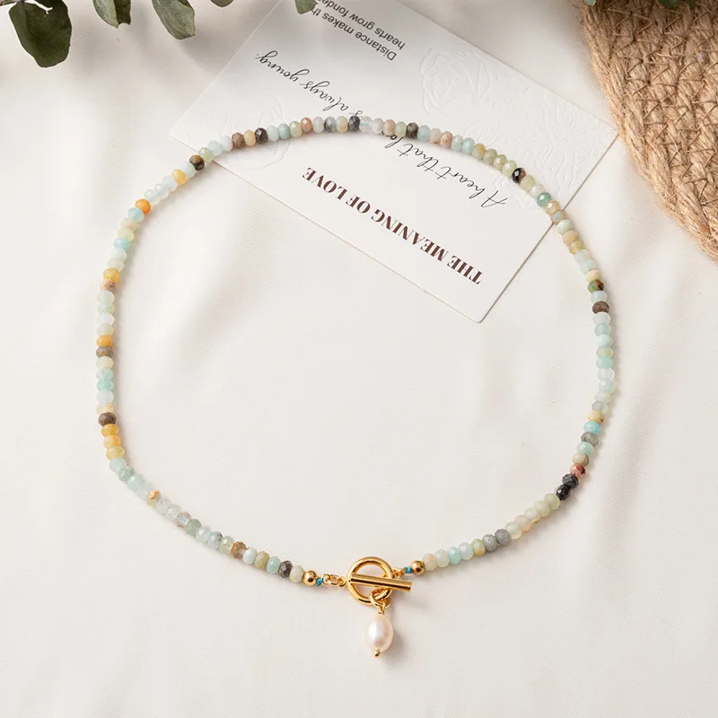 

Женское Ожерелье в стиле бохо, Простой яркий Яркий яркий чокер, ювелирные изделия ручной работы, летние аксессуары