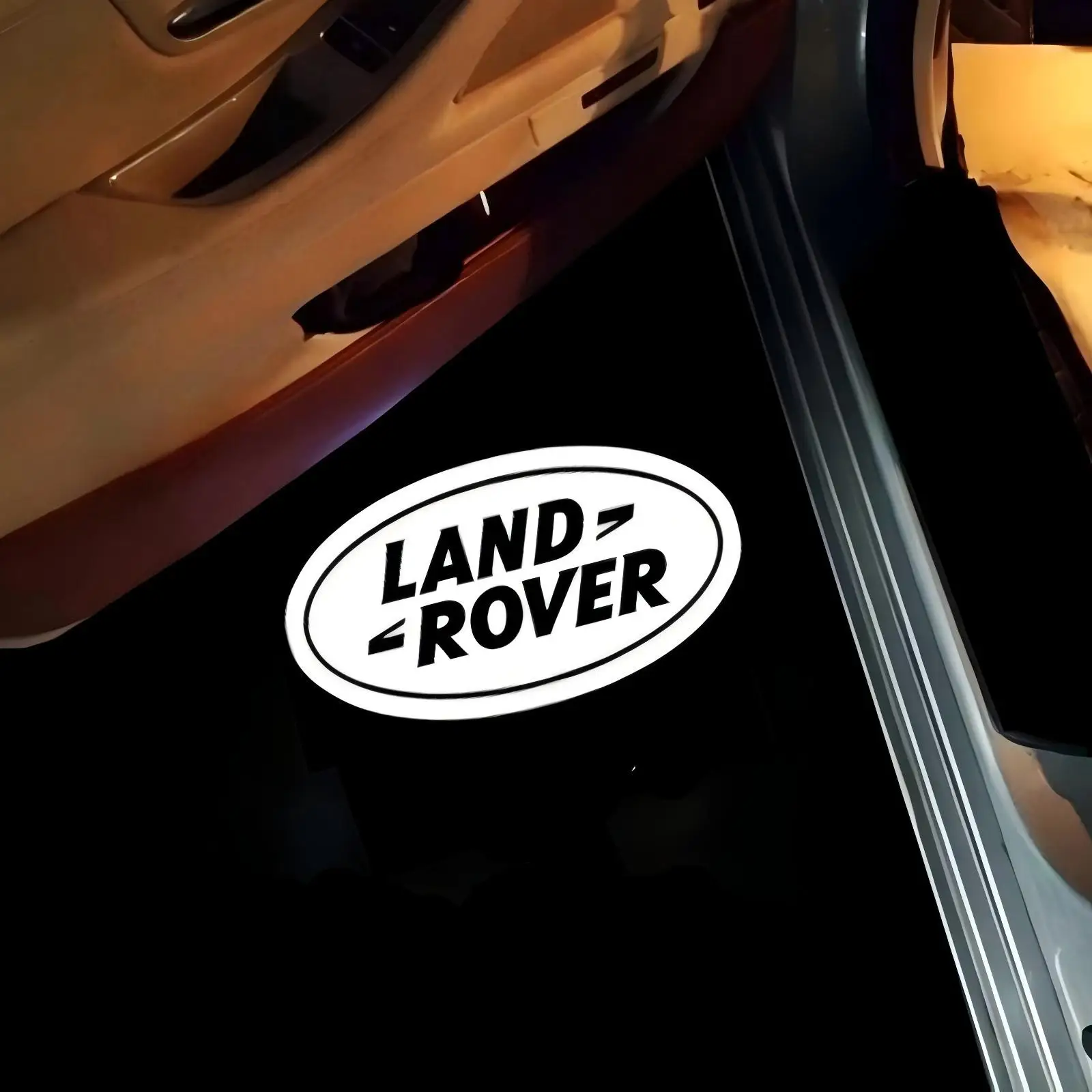 

2 светодиодных лампы приветствия двери автомобиля для Land Rover Discovery 3 4 5 Range Rover 3 4 L322 L405 L551 Evoque 2