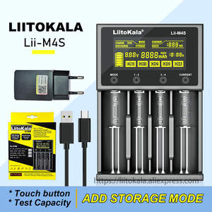 LiitoKala Lii-M4S 18650 LCD Multifunctional Batter...